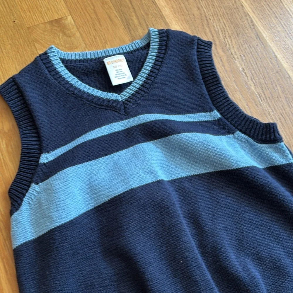 Size 4/XS Gymboree Blue Sweater Vest